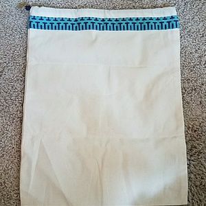 Authentic Tory Burch drawstring dust bag